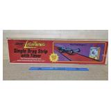Johnny Lighting Single Drag Strip with Timer by