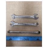 Old Round Blue-Point Box End Wrench 1/2 & 9/16