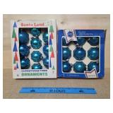 21 Glass Christmas Tree Ornaments from Santa Land