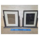 Antique Matted Swinging Picture Frames with Glass