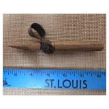 Antique Wooden Corn Husking Peg, or Shuck Peg