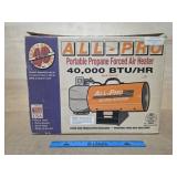Propane Forced Air Heater 40,000 BTU/HR