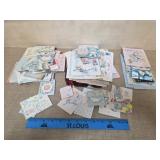 1959-1960 Used Birthday Cards, Baby Arrival