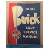 1958 Buick Body Service Dealership Manual