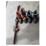 Ski Boots and Skis