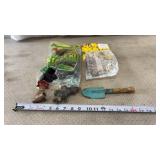 Brass Water Valves, Lanscaping stakes, Daffodil