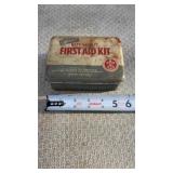 1950s Official Boy Scout First Aid Kit tin
