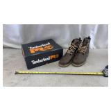 Timberland PRO work boots feature durable brown