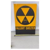 Fallout Shelter Vintage Retro Metal Sign