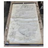 Vintage Illinois Map