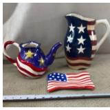 Americana Glazed Pitchers and more