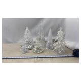 LED Color Changing Tabletop Christmas Trees and