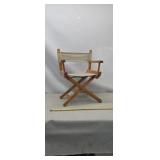 Child wooden director chair