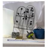 Decorative Garden Fence, Exercise Wheel, Bible