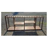 Low-profile bookcase 66.5x15.5x27.5