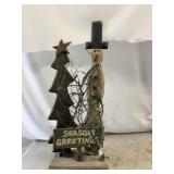 Wooden Snowman Decor