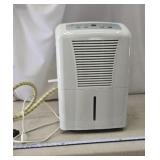 GE dehumidifier features a digital control panel