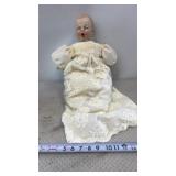 Antique Bisque Porcelain Squaller Doll in