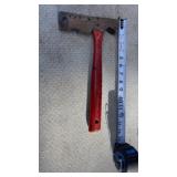 Plumb roofing hatchet