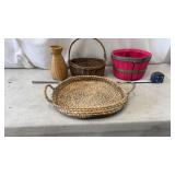 Fruit Basket, Woven Decorative Baskets