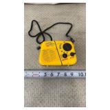 1990s Bubble Tape branded water-resistant AM/FM