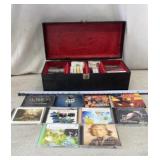 CDs and Cassette Tapes with Case