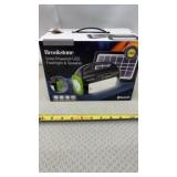 NIB Brookstone Solar Powered LED Flashlight and