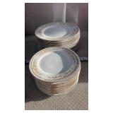 Ekco International fine china plates in the