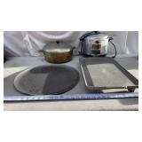 Universal Double Burner Griddle, Sunbeam Deep