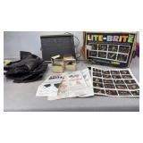 Vtg Lite Brite with Pegs, Patterns and more
