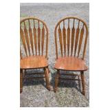 Wooden chairs