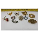 Costume Jewelry Pins