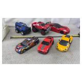 Plastic Toy Trucks and cars