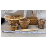 Baskets, Woven Trash Can and more
