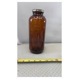 Collectible Water And Juice Bottle / Amber Jar