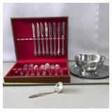 Rogers Bros Silverplate Silverware Set, Stainless