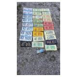 Vtg License Plates