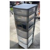 Plastic Organizer with contents
