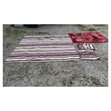 Quilted Bedspread and shams 80 x 80 inch &