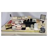 Necklace, ring, watch, jewelry boxes