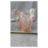 Imperial Glass water pitcher in the Pink Carnival