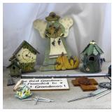 Garden/Yard Decor-Windchimes, Birdhouse and more