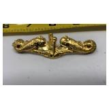 Original US Navy Submarine Officer Dolphin Badge