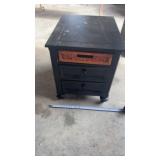 Ashley Wildenauer chairside end table features a