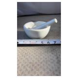 CoorsTek porcelain mortar and pestle set