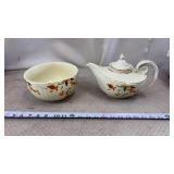 Hall China Autumn Leaf pattern -Jewel Tea Company