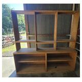 Tv entertainment center two pice 80x18x78