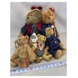 Boyds Bears plush toys, known for their rustic,