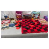 Vtg Games-Giant Checker Set, Cooties, Boggle,