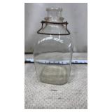 Vtg one-gallon glass milk jug